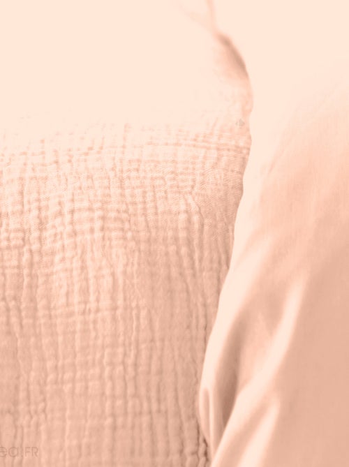 Parure de lit GAZGAZ double gaze de coton - Kiabi