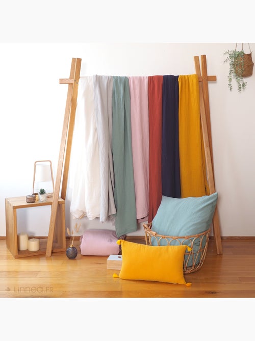 Parure de lit GAZGAZ double gaze de coton - Kiabi