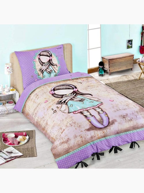Parure de lit 'Gorjuss Santoro' en coton 140 x 200 cm – SANTORO - Kiabi