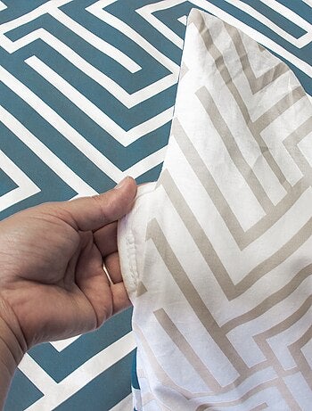 Parure de lit graphique - 2 personnes