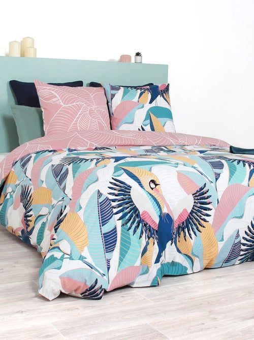 Parure de lit GRUE coton issu de l'agriculture biologique - Kiabi