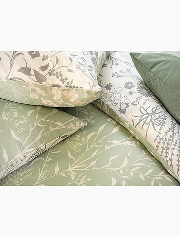 Parure de lit harmonie végétale - 240x220 / blanc