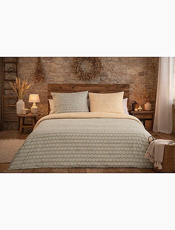 Parure de lit Harmonie Végétale - 240x220 / Vert