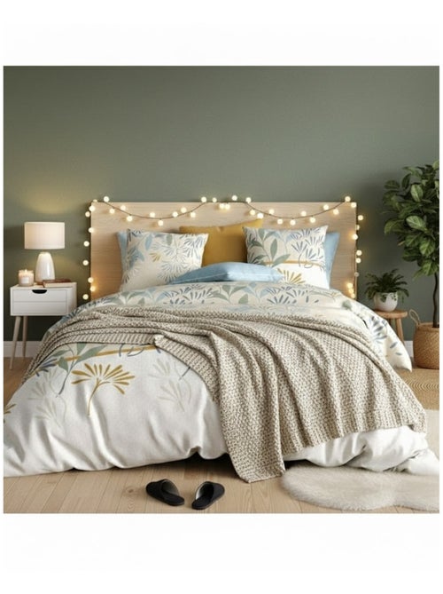 Parure de lit harmony vegetal - Kiabi Parure de lit harmony vegetal - Kiabi