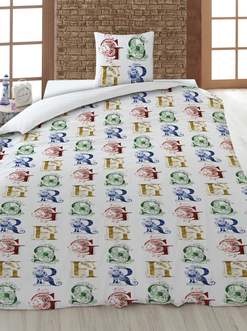 Parure de lit 'Harry Potter' - 1 personne Blanc - Kiabi