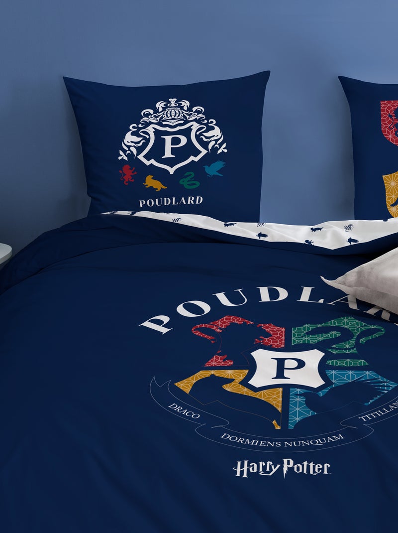 Parure de lit 'Harry Potter' - 1 personne Bleu marine - Kiabi