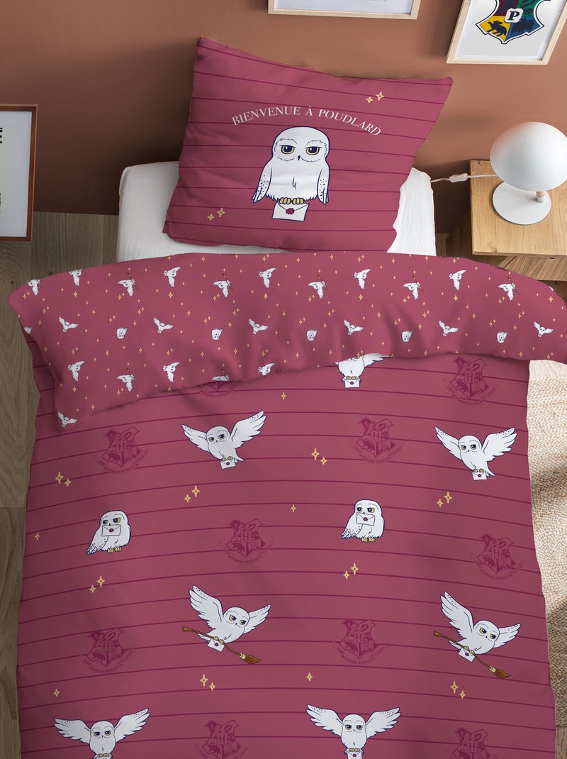 Parure de lit 'Harry Potter' - 1 personne Bordeaux - Kiabi