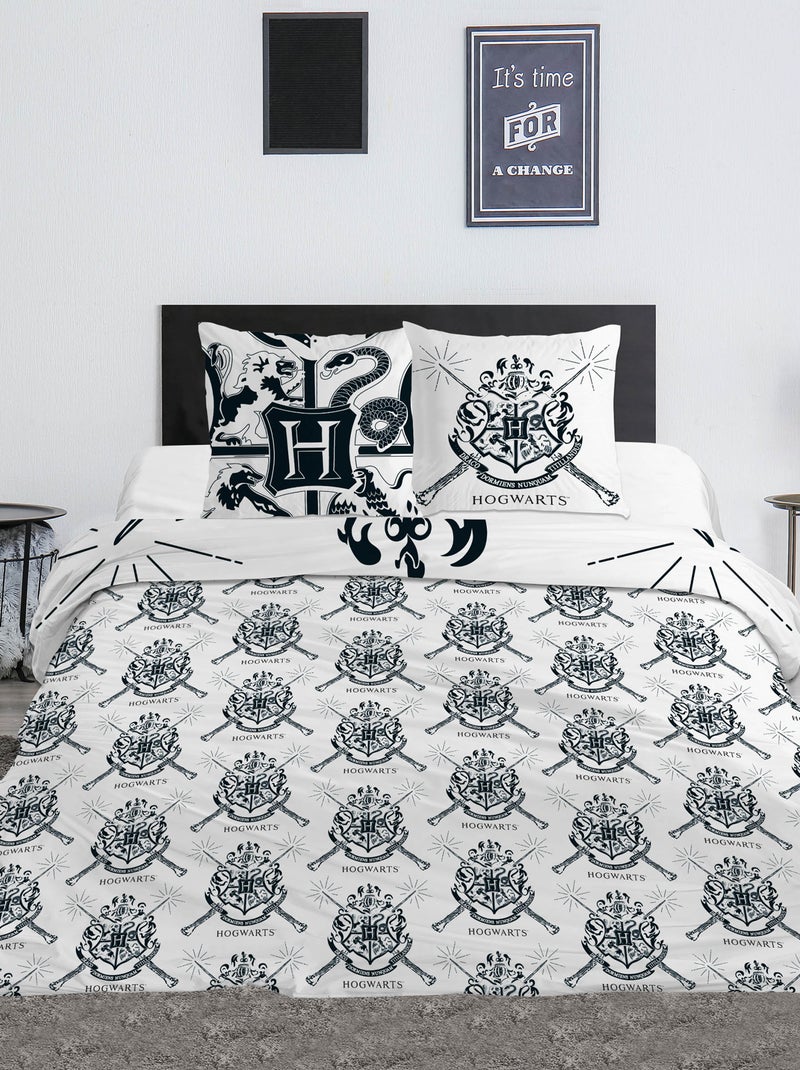 Parure de lit 'Harry Potter' - 2 personnes Blanc - Kiabi