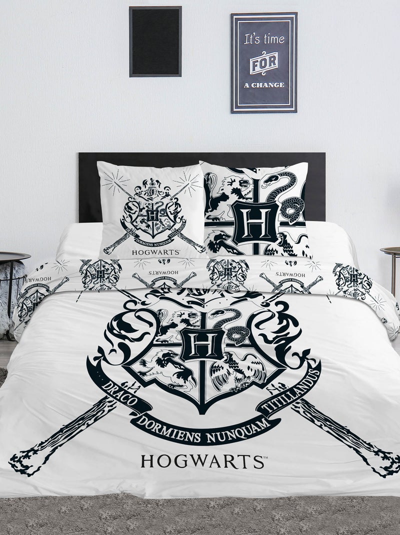 Parure de lit 'Harry Potter' - 2 personnes Blanc - Kiabi