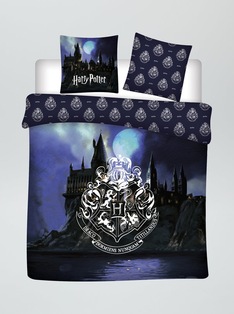 Parure de lit 'Harry Potter' - 2 personnes noir - Kiabi