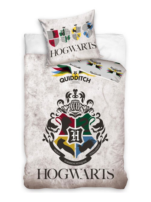 Parure de lit Harry Potter - Quidditch 100% coton 140x200 cm - Kiabi