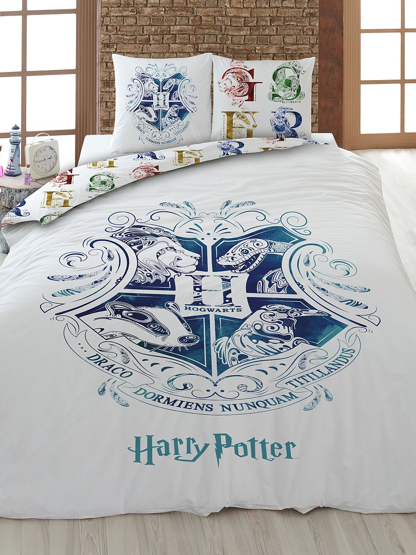 Parure de lit 'Harry Potter' blanc - Kiabi