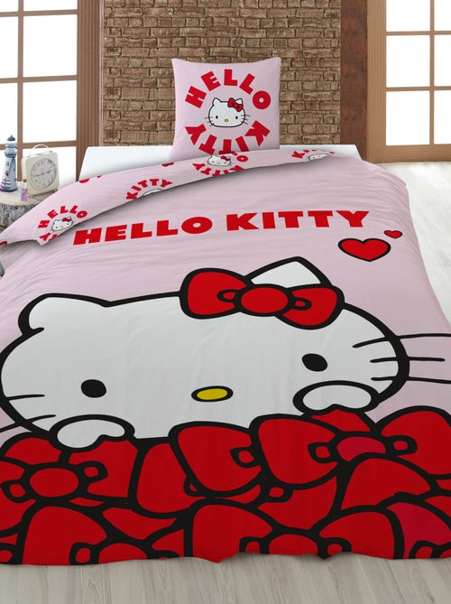 Parure de lit 'Hello Kitty' - 1 parure - Kiabi