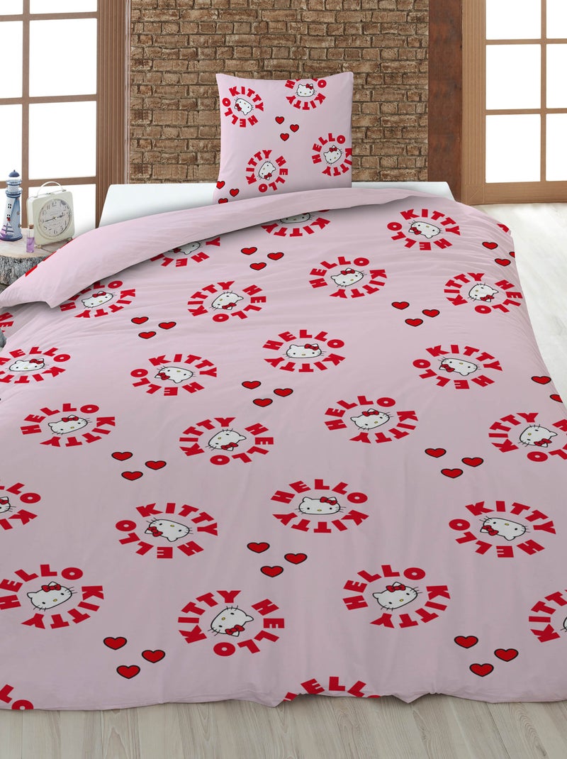 Parure de lit 'Hello Kitty' - 1 parure Rouge - Kiabi