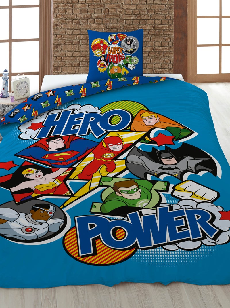 Parure de lit Hero - 1 personne Bleu - Kiabi