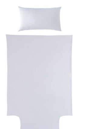 Parure de lit housse de couette 100x140 cm + taie 40x60 cm - Coton Bio - 'P'tit Basile'