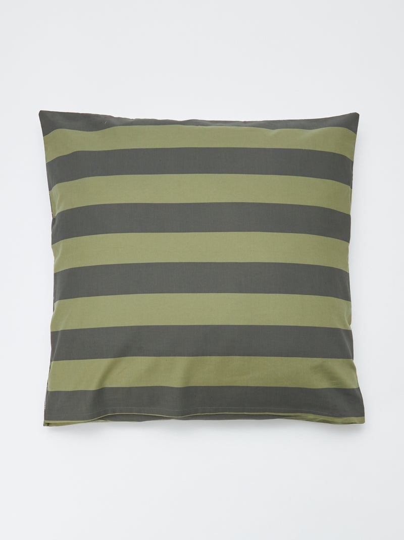 Parure de lit housse de couette (140 x 200 cm)+ taie d'oreiller - 2 pièces Gris - Kiabi