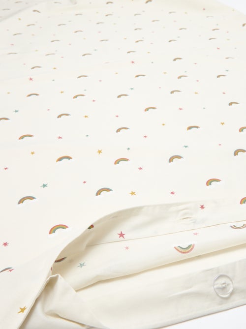 Parure de lit housse de couette (140 x 200cm) + taie d'oreiller - 2 pi?ces - Kiabi Parure de lit housse de couette (140 x 200cm) + taie d'oreiller - 2 pi?ces - Kiabi