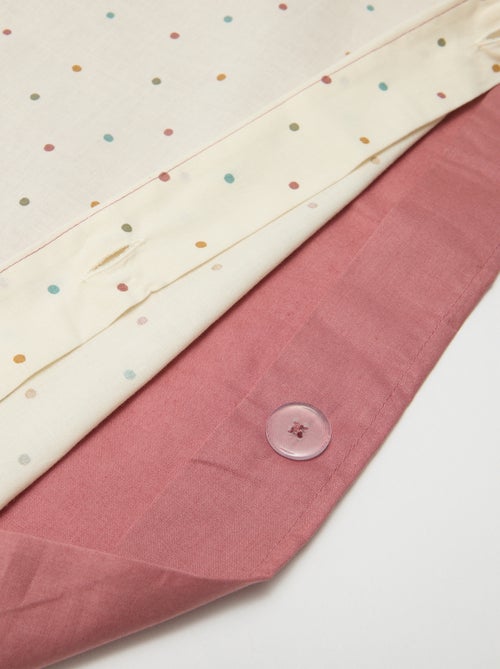 Parure de lit housse de couette (140 x 200cm)  + taie d'oreiller - 2 pi?ces - Kiabi