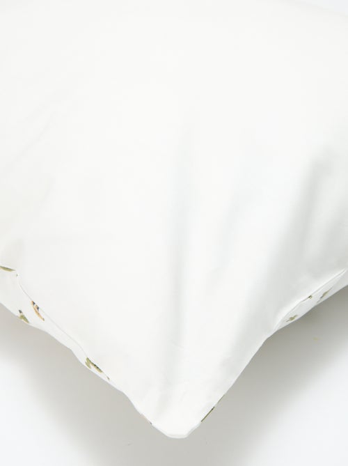 Parure de lit housse de couette (140 x 200cm) + taie d'oreiller - 2 pi?ces - Kiabi Parure de lit housse de couette (140 x 200cm) + taie d'oreiller - 2 pi?ces - Kiabi