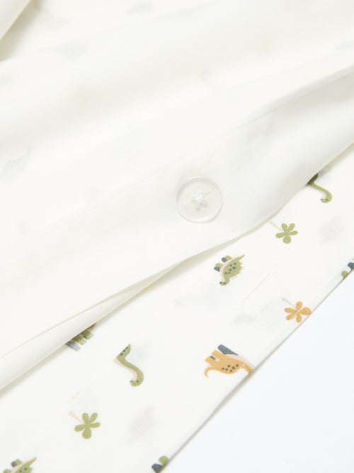 Parure de lit housse de couette (140 x 200cm) + taie d'oreiller - 2 pi?ces - Kiabi Parure de lit housse de couette (140 x 200cm) + taie d'oreiller - 2 pi?ces - Kiabi