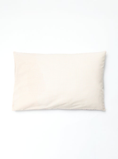 Parure de lit housse de couette (140 x 200cm) + taie d'oreiller - 2 pi?ces - Kiabi Parure de lit housse de couette (140 x 200cm) + taie d'oreiller - 2 pi?ces - Kiabi