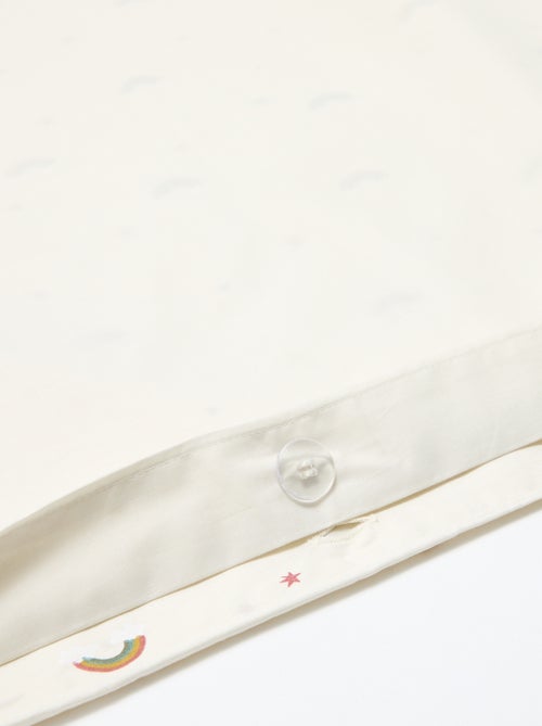 Parure de lit housse de couette (140 x 200cm)  + taie d'oreiller - 2 pièces - Kiabi