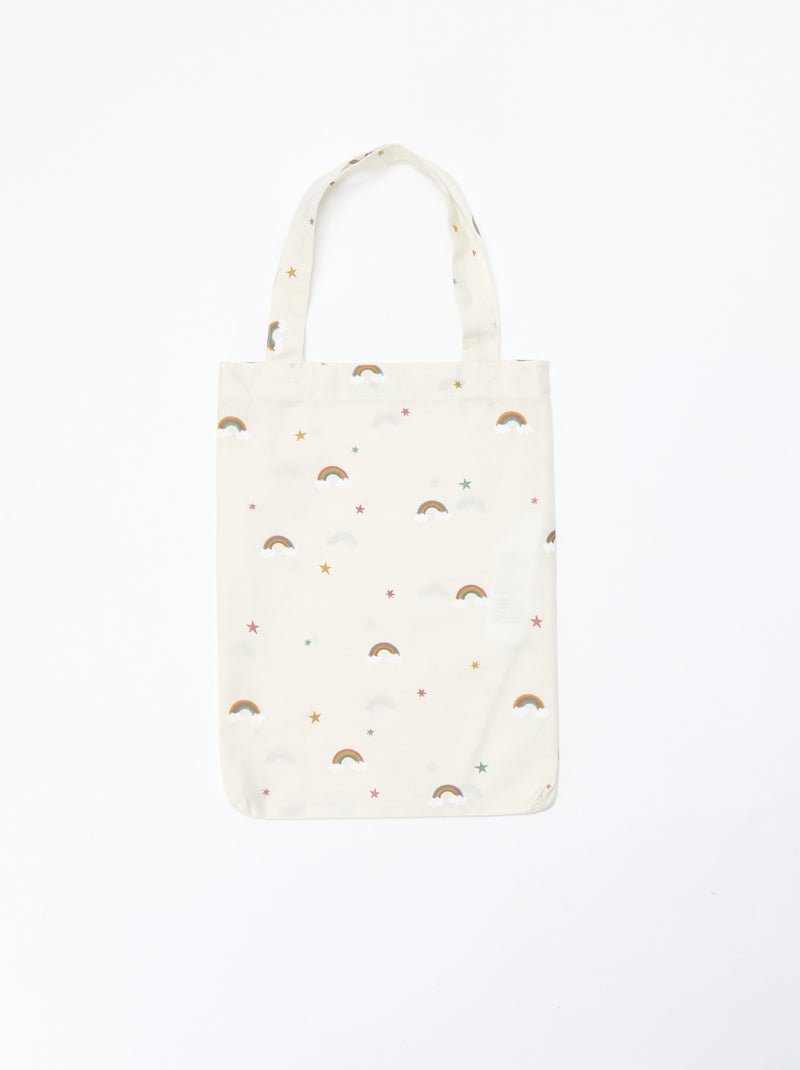 Parure de lit housse de couette (140 x 200cm)  + taie d'oreiller - 2 pièces Beige - Kiabi