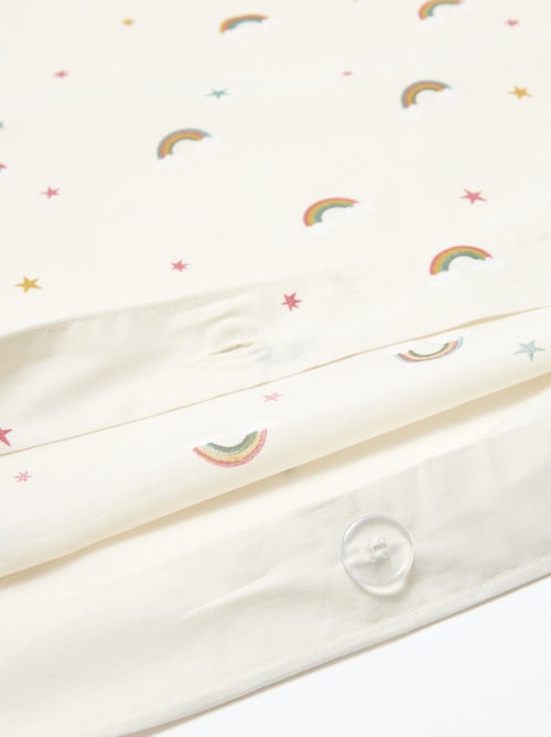 Parure de lit housse de couette (140 x 200cm)  + taie d'oreiller - 2 pièces - Kiabi