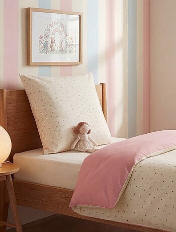 Parure de lit housse de couette (140 x 200cm) + taie d'oreiller - 2 pièces