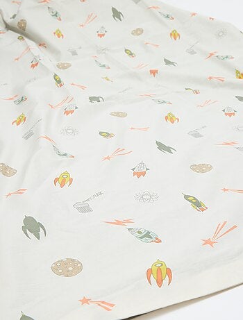 Parure de lit housse de couette (140 x 200cm) + taie d'oreiller - 2 pièces