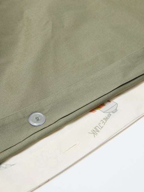 Parure de lit housse de couette (140 x 200cm)  + taie d'oreiller - 2 pièces - Kiabi