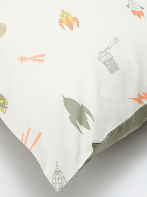 Parure de lit housse de couette (140 x 200cm)  + taie d'oreiller - 2 pièces - Kiabi