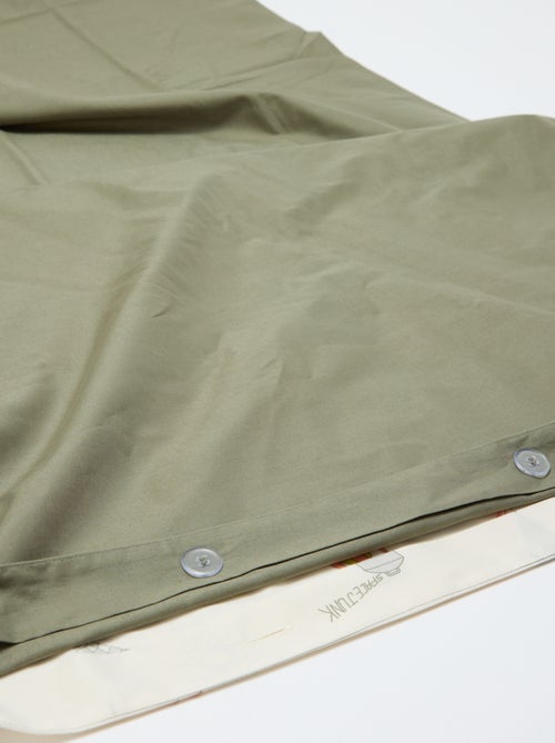 Parure de lit housse de couette (140 x 200cm)  + taie d'oreiller - 2 pièces - Kiabi