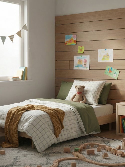 Parure de lit housse de couette (140 x 200cm)  + taie d'oreiller - 2 pièces - Kiabi