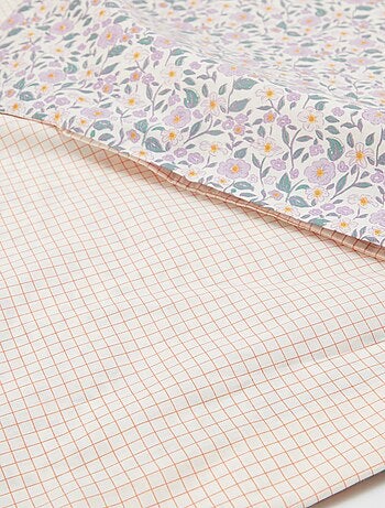 Parure de lit housse de couette (140 x 200cm) + taie d'oreiller - 2 pièces