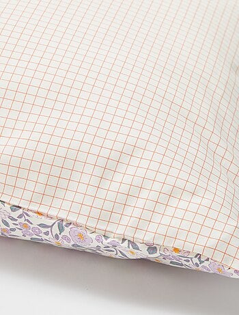 Parure de lit housse de couette (140 x 200cm) + taie d'oreiller - 2 pièces