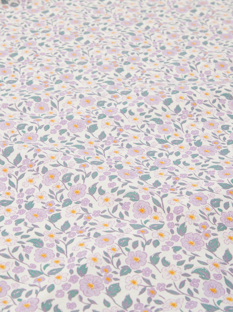 Parure de lit housse de couette (140 x 200cm)  + taie d'oreiller - 2 pièces Violet - Kiabi