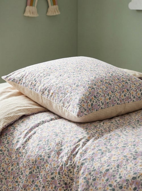 Parure de lit housse de couette (140 x 200cm)  + taie d'oreiller - 2 pièces - Kiabi