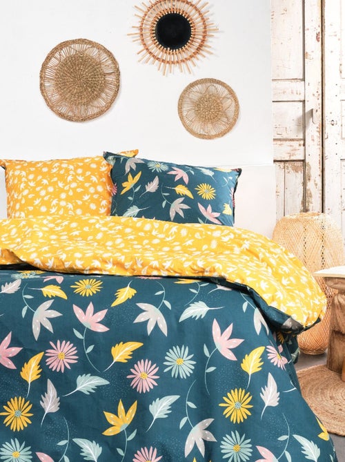 Parure de lit imprim? Floral coton SUNSHINE PAOLA - Kiabi