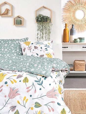 Parure de lit imprim? Floral coton SUNSHINE POLLIN