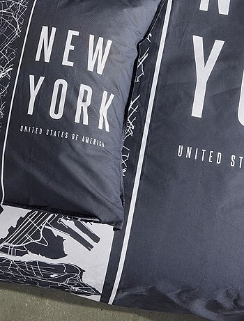 Parure de lit imprim? graphique coton JAVA AMERICA
