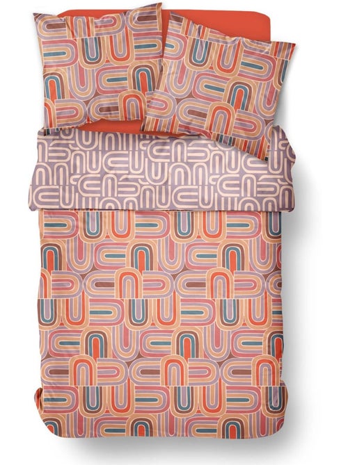 Parure de lit imprim? Graphique coton SUNSHINE SINA - Kiabi