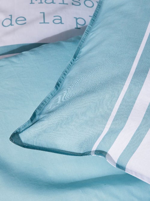 Parure de lit imprimé - 2 personnes - Kiabi