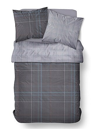 Parure de lit imprimé A carreaux coton FLANELLE