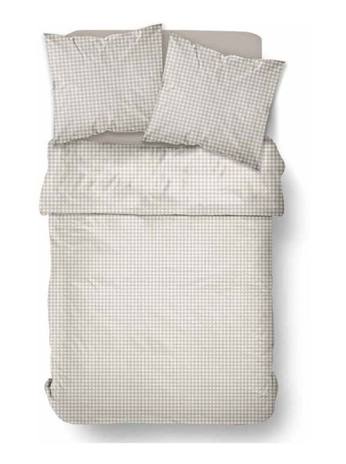 Parure de lit imprimé A carreaux CRAZY NAIS - Kiabi Parure de lit imprimé A carreaux CRAZY NAIS - Kiabi