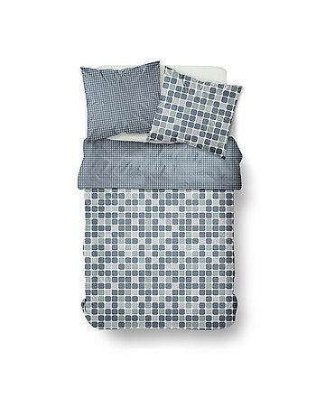 Parure de lit imprimé A pois Coton SUNSHINE HORTENSE