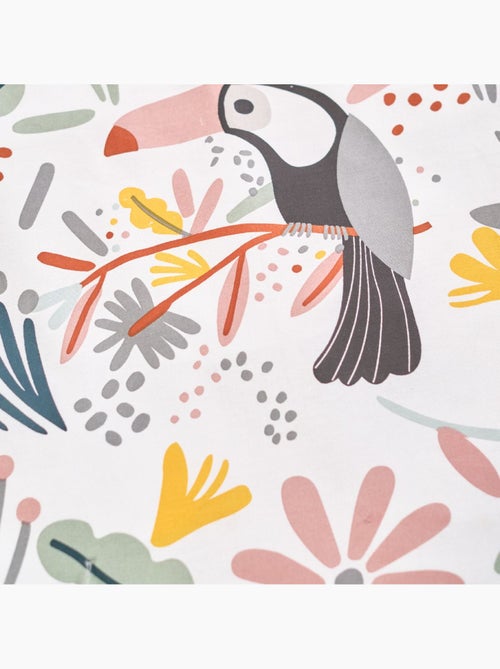 Parure de lit imprimé animalier coton HAPPY - Kiabi