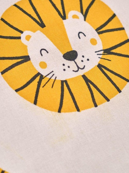 Parure de lit imprimé animalier coton HAPPY - Kiabi
