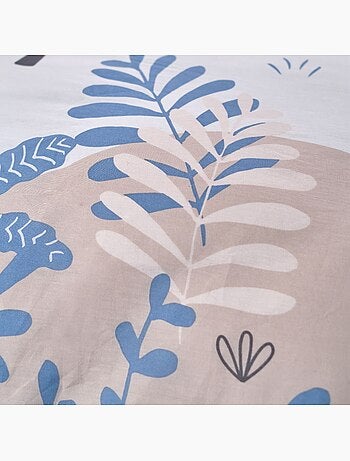 Parure de lit imprimé animalier coton HAPPY